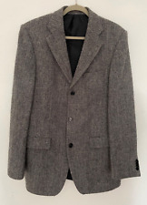 Harris Tweed Jacket Men's Wool Made In Scotland Size 42" - no size label