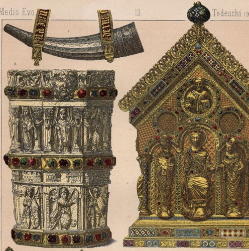 Germany religious jeweled - -,