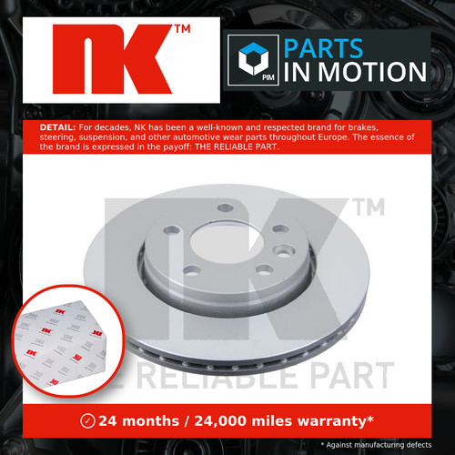 Brake discs pair vented - discs,