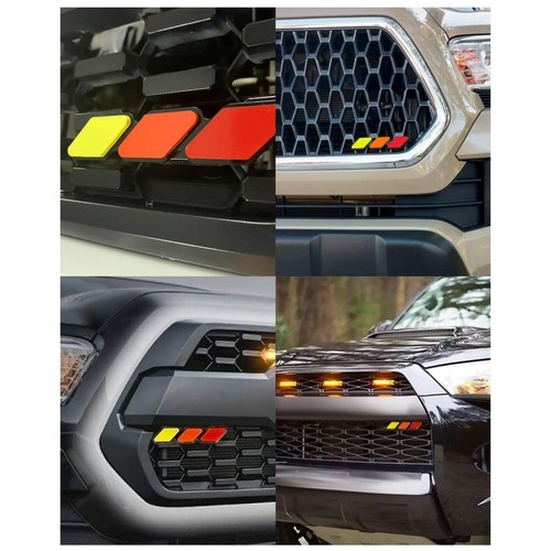 Trd tri color grille badge - tri-color,