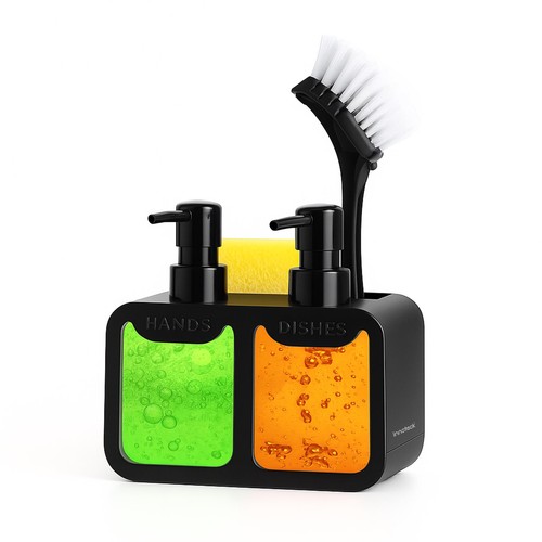 Dual soap dispenser - soap,