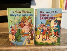 Enid Blyton The Book of Brownies & The Book of Fairies Hbk Dean & Son 1970's