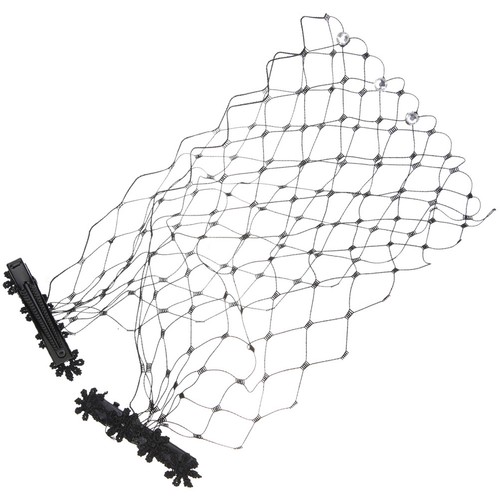 Sophisticated black birdcage - black,