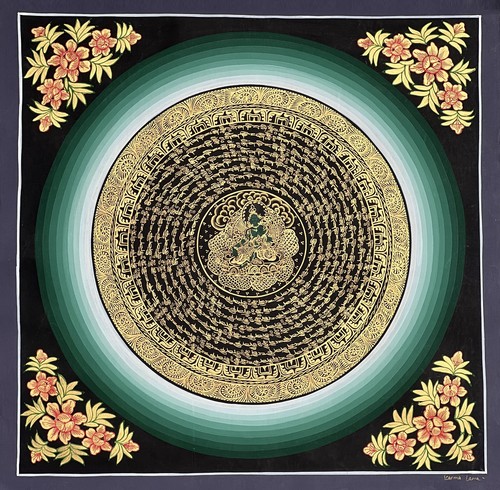 Green tara mani padme - green, hum