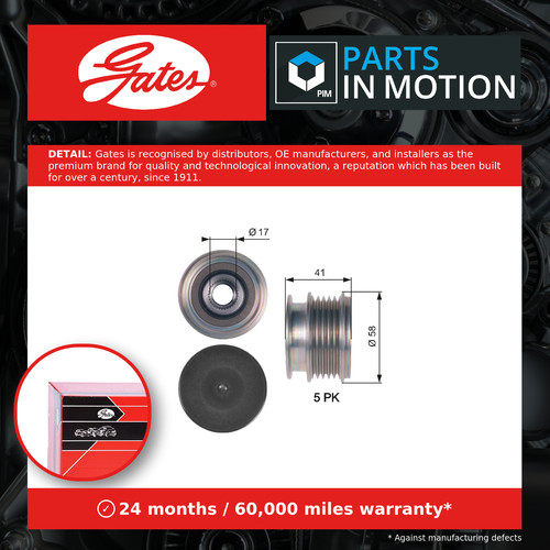Overrunning alternator pulley - overrunning,