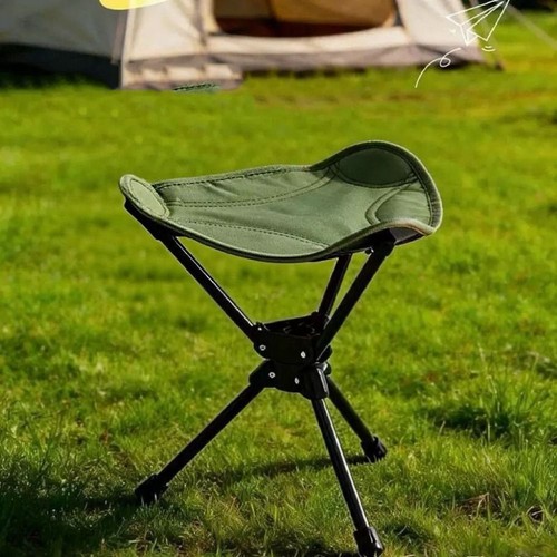 Three legged camping stool - three,