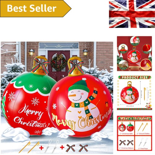 60cm snowman inflatable - 60cm,