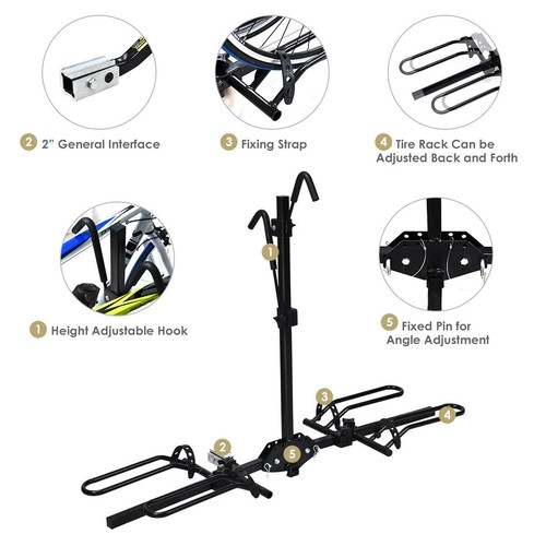 Bike hitch mount rack - 2-bike,