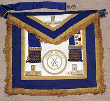 #4560-H  South Wales Province - SWORD BEARER   APRON & BADGE   rated 7/10
