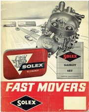 SOLEX CARBURETTORS ORIG. 1964
