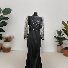 Dress Size 12 Black Long Elegant Party Wedding Evening