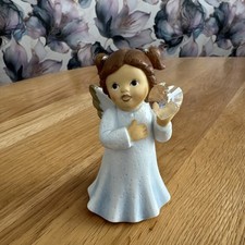 Nina & Marco Angel Heart Ornament 9.5cm Swarovski Crystal Goebel