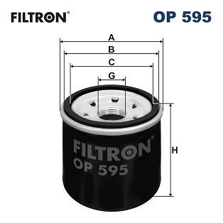 Oil filter op595 filtron - filter,