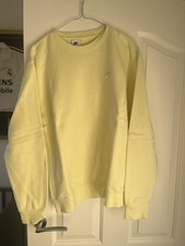 Nike Men’s Sweatshirt In Lemon Size Small