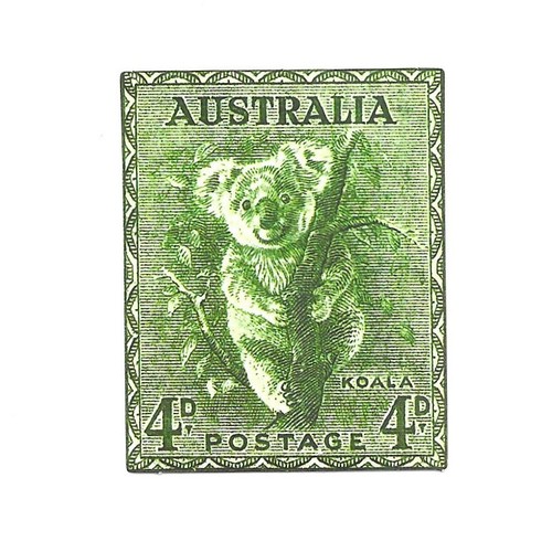 Australia koala stamp vintage - stamp,