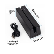  MSR909 Full Three Track Multifunctional USB Magnetic Card Reader/Writer Encoder