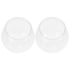 2 Pcs Plastic Mini Fish Bowls