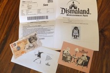 Banksy signed tenner &