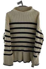 ZARA Beige Knitwear Jumper