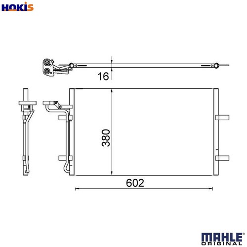 Condenser air conditioning - condenser, ac