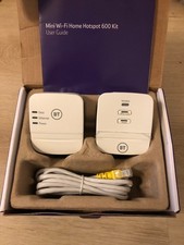 BT Mini Wi-Fi Home Hotspot 600 Kit - AV 600 Extender and N 150 Hotspot - Boxed