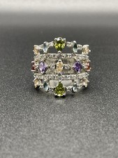Sterling silver multi coloured - multi,
