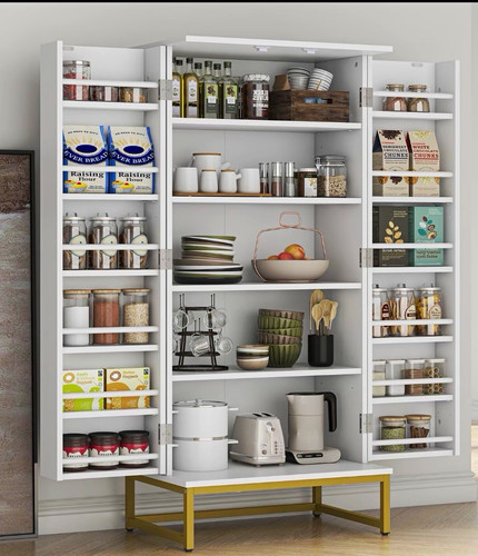 White modern freestanding - white,