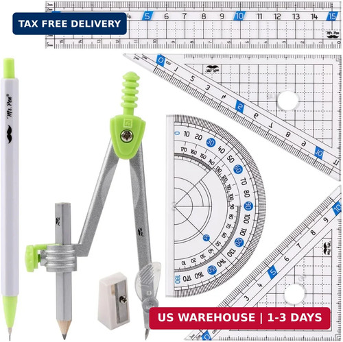Pen geometry set - mr., set,