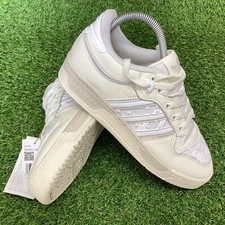 BNWOB LADIES ADIDAS RIVALRY LOW 86 OFF WHITE TRAINERS UK SIZE 5.5 NEW! (D18)