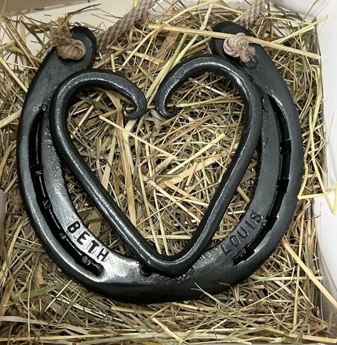 Genuine used horseshoe with - ,