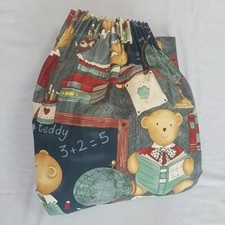 Mostyns Curtains Lined Long Mostyns Teddy Bear Pattern Lonh Curtains Drapes 1 Pc