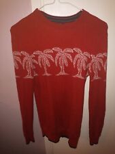 Ted Baker Size Small Jumper Red - 100% Wool