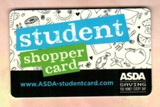 ASDA ( UK ) Student Shopper ( 2012 ) Gift Card ( $0 )