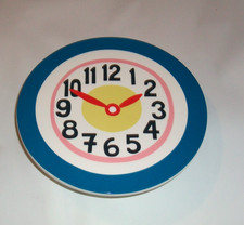 Cath Kidston Unusual Clock Single Tier 10 inch Cake Stand in Blue & White