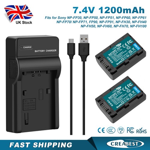 Fp50 battery usb charger - np-fp50, battery+usb