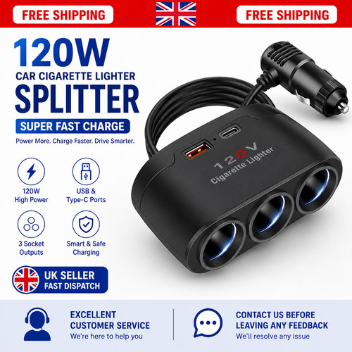 120w usb c car - 3,