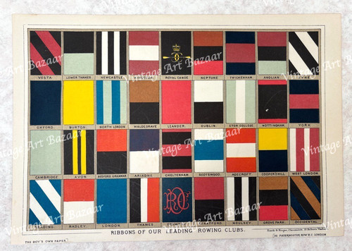 Ribbons leading rowing - leading, clubs