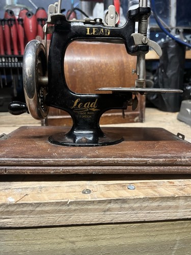 Antique lead sewing - antique,