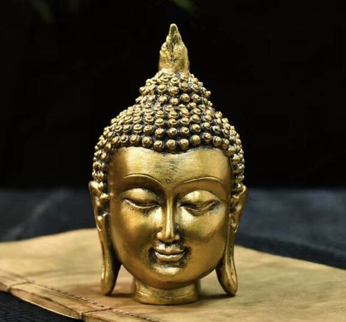 Buddha head resin statue lucky - head,