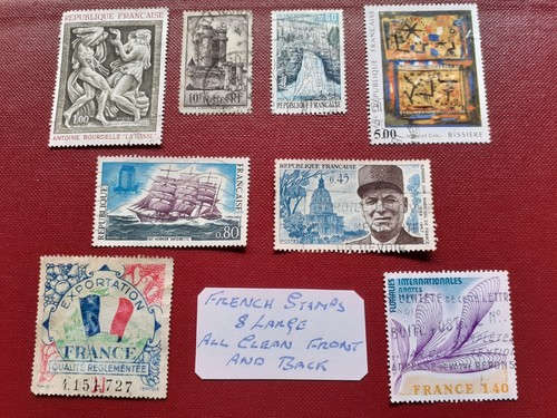 French postage stamps large - stamps,