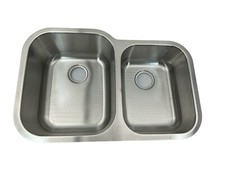 32 in. Offset Double Bowl