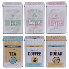 3pc Retro Tea Coffee Sugar