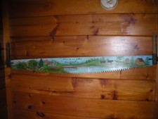 Vintage Cross Cut Logging