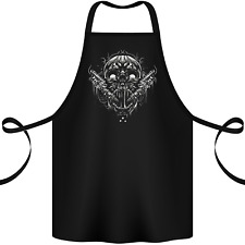 Tattoo Skull Tattooist Artist Cotton Apron 100% Organic