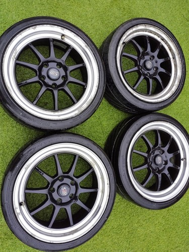 Black rota gt3 wheels - 17',