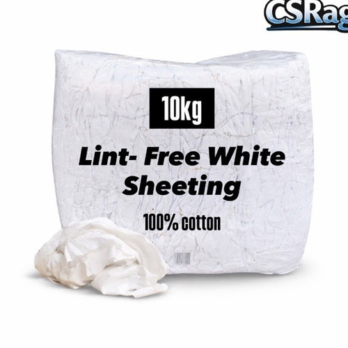 10kg white lint - white, cotton
