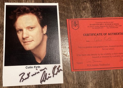 Vintage colin firth actor hand - vintage,