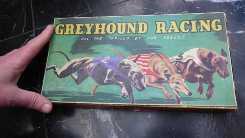 Old vintage greyhound racing - greyhound,