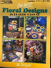 Leisure Arts Leaflet 1711 Our Best Floral Designs in Plastic Canvas Sunflowers