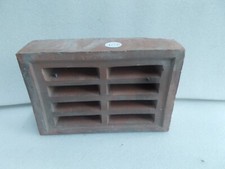 Air Brick Vent Bricks Vintage Terracotta Clay Louver ref 10a (FREE UK POSTAGE)